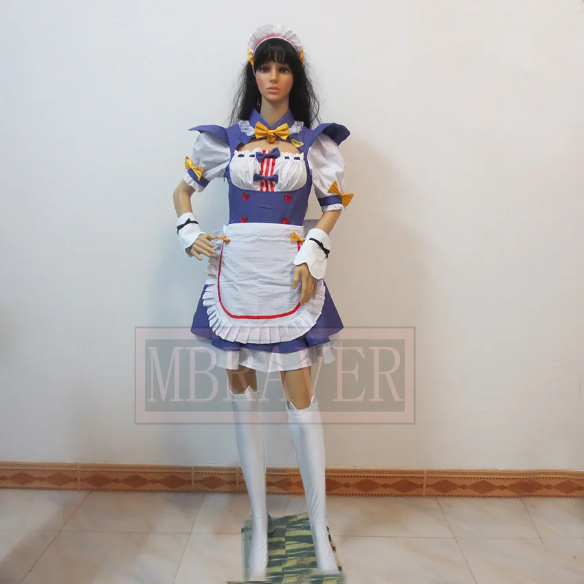 Nekopara Chocola Vanilla Azuki Coconut Maple Cinnamon Shigure Minaduki Maid Cosplay Costume