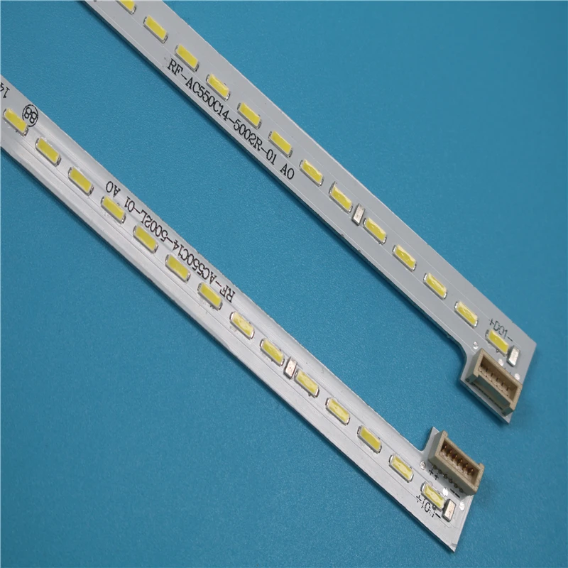 

2pcs new original 100LED strip Circuits RF-AC550C14-5002L-01 RF-AC550C14-5002R-01 FOR 55Q1F / 55Q2F 55Q1FU/55Q2FU 60cm