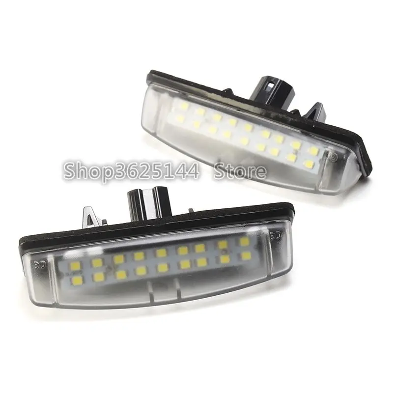 

2Pcs/Set LED Number License Plate Lights For Toyota Camry/Aurion Avensis Verso Echo Prius Free Shipping