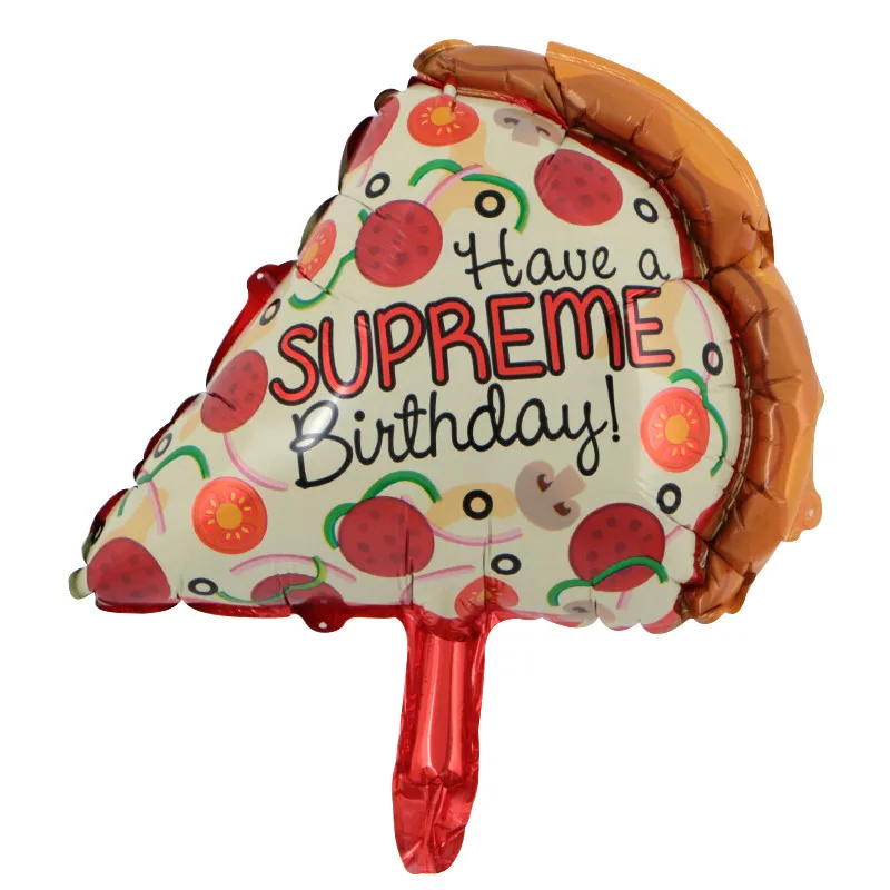 1pcs Mini burger ice cream watermelon fruit burger luminum balloons children birthday beach party wedding decor supplies balloon