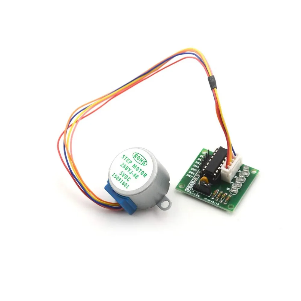 for smart home 5V Stepper Motor 28BYJ-48 With Drive Module Board ULN2003 5 Line 4 Phase Brand New