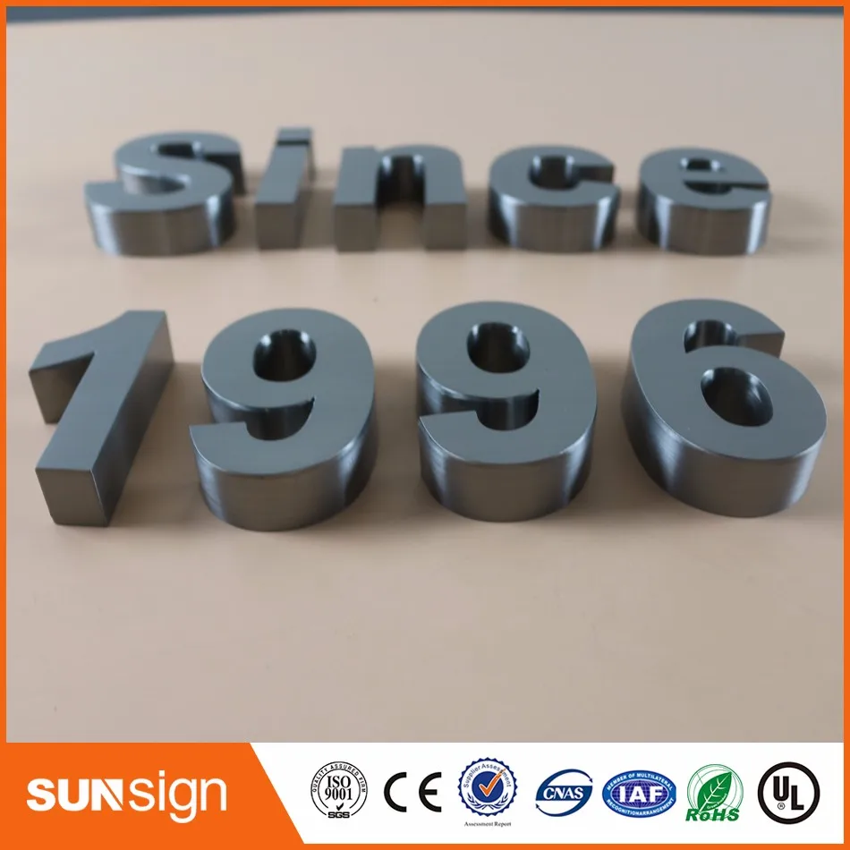 sample business letter decorative stainless steel letter sign