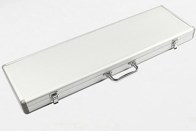 

High quality aluminum alloy flute case material high-grade luxury dizi box can hold 5 pieces flauta