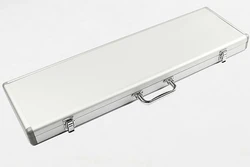 High quality aluminum alloy flute case material high-grade luxury dizi box can hold 5 pieces flauta