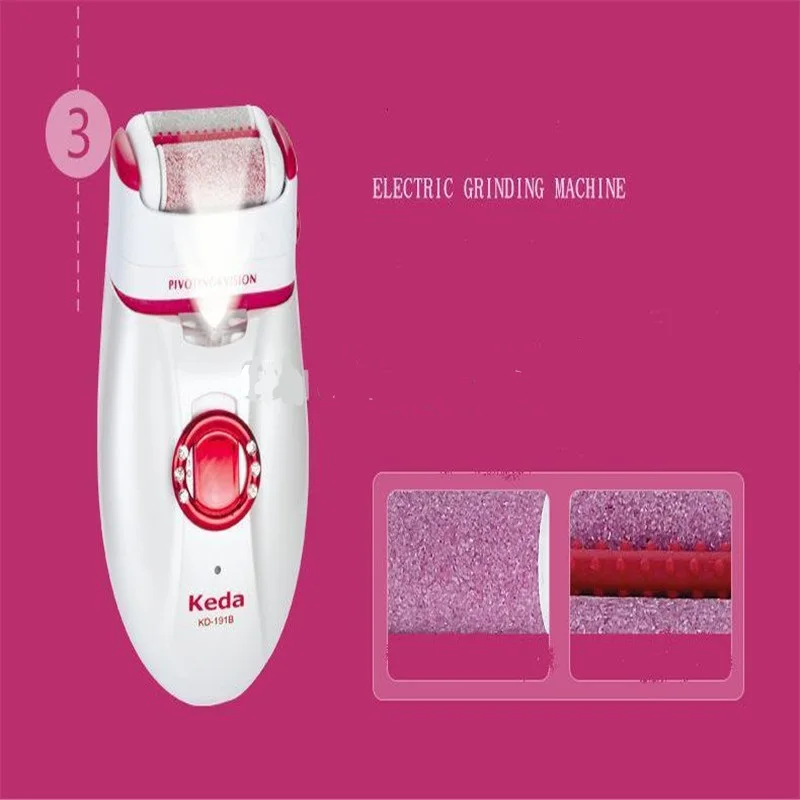 3 in 1 Electric Lady Epilator Body Hair Remover Tweezer Woman Shaver Razor Female Bikini Trimmer Leg Haircut Removal Clipper Kit