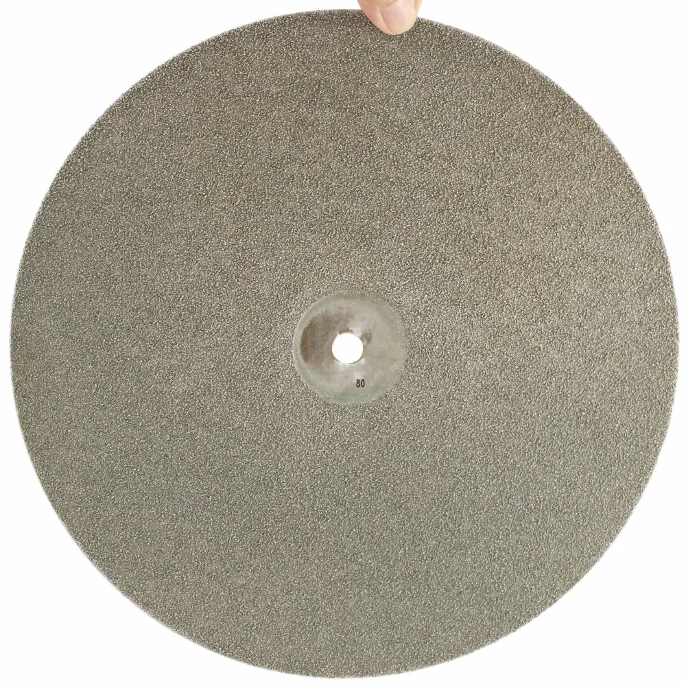 

14" inch 350mm Grit 80-1000 Diamond Grinding Disc Wheels Coated Flat Lap Disk Lapidary Jewelry Tools for Stone Gemstone Glass