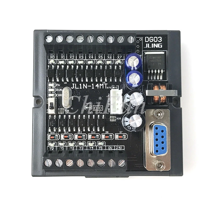 PLC FX1N-14MT rail installation with the smallest number of points