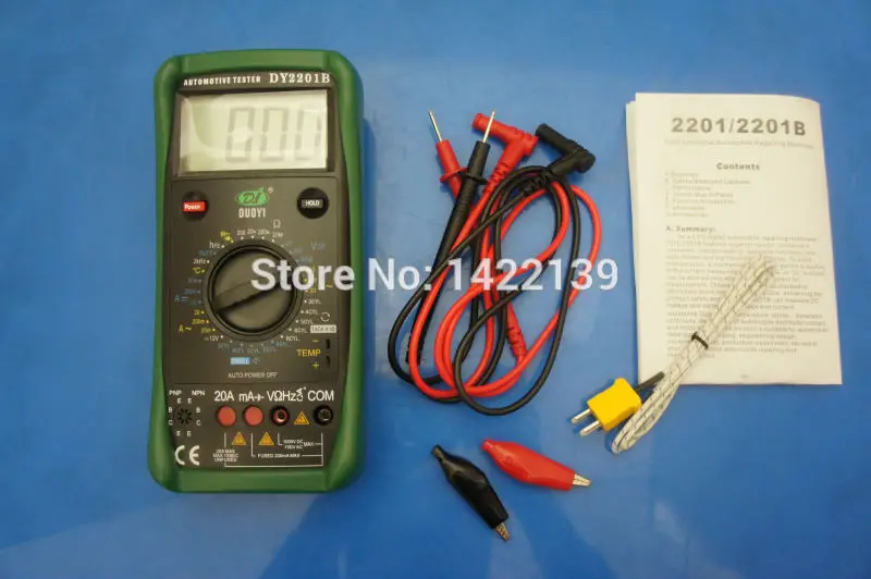 

DUOYI DY2201B Automotive Meter and Battery Tester Electrical Instrument Multimeter