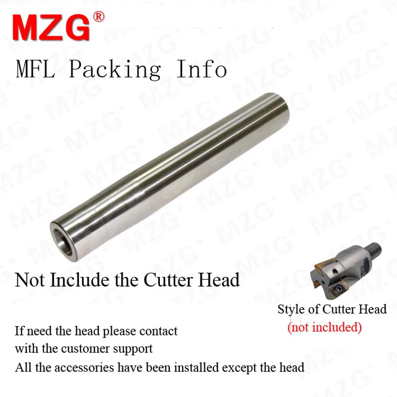 MZG MFL 10 12 16 MM  M6 M8 M5 Tungsten Steel Milling Cutter Arbor Machining Alloy End Mill Shank  Lock Teeth Cutter Bar