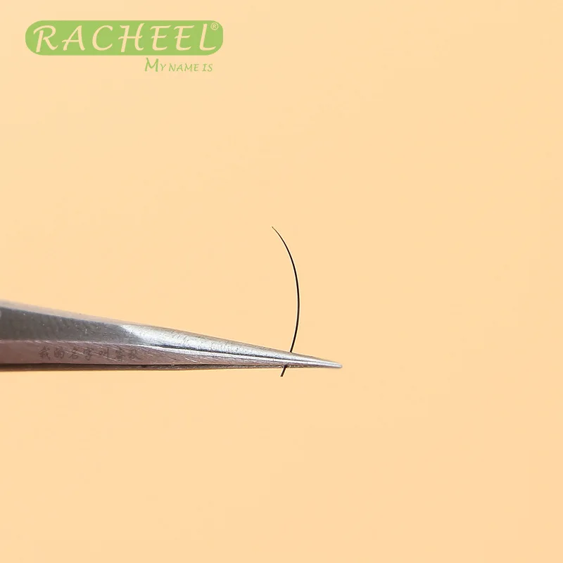 Brand 0.10/0.15/0.20 B curl Super soft elliptical flat eyelash extensions mink lashes flat hair