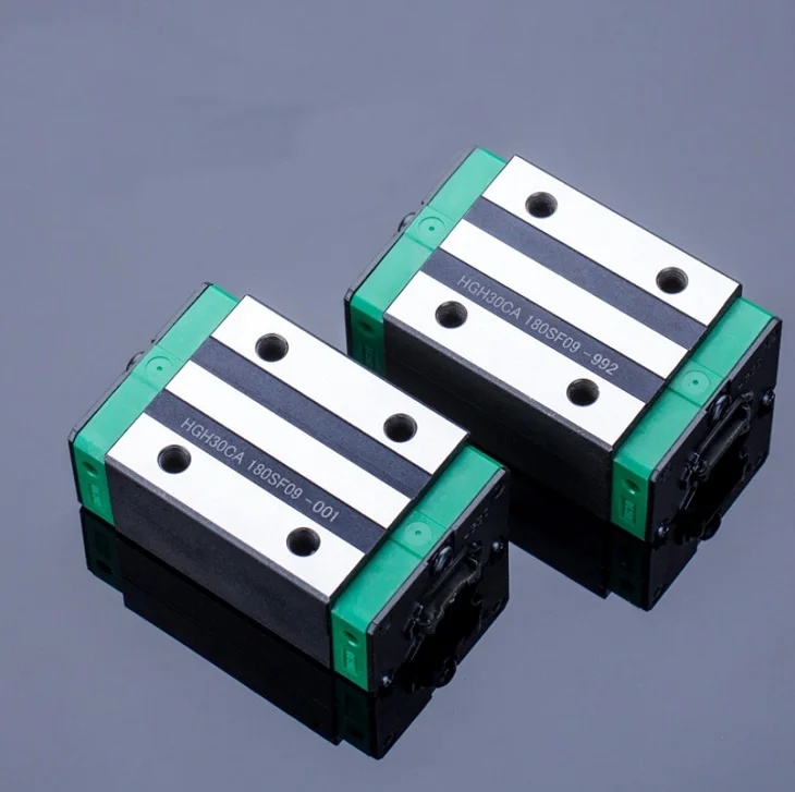 2pcs Linear Guide Rail HGR30 -L 1500MM And 4pcs HGH30CA Linear Narrow Sliding Blocks Carriages CNC Router Parts