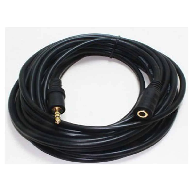 3 metros de cobre cheio cabo extensão fone de ouvido 3.5mm macho para computador fêmea cabo fiação kit 3.5mm plug line