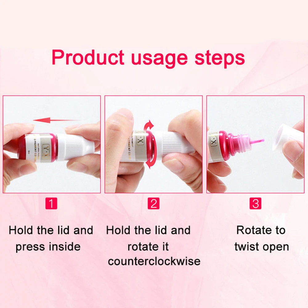 22 Color Semi Permanent Makeup Eyebrow Inks Lips Eye Line Tattoo Color Microblading Pigment Eyebrow Tattoo Body Art Color Inks