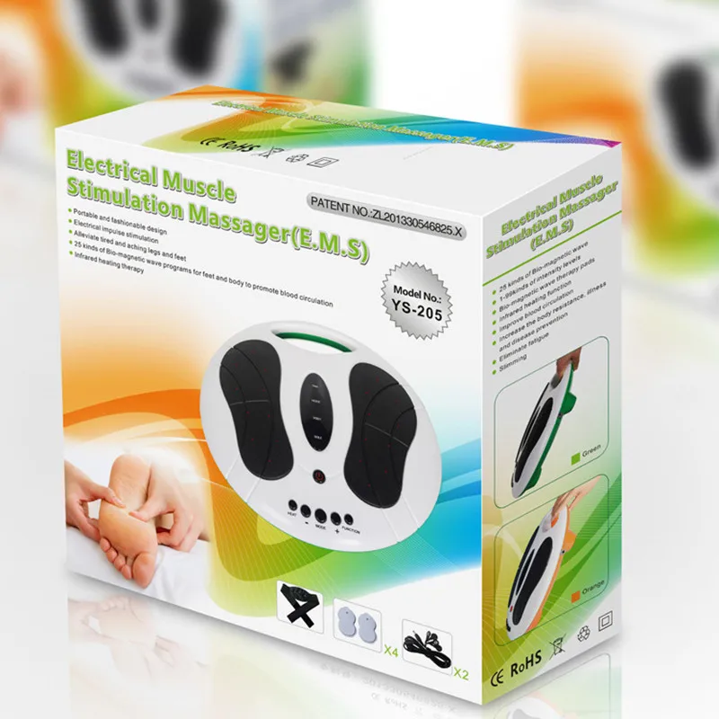 Foot Massager Electric Machine Reflexology APS With Infrared Heating Low Frequency Pulse Acupuncture EMS TEN Circulation Booster