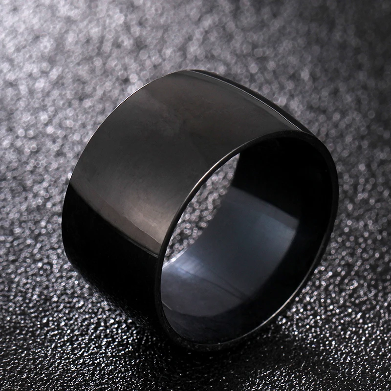 Wider Stainless Steel Ring for Biker Men and Women