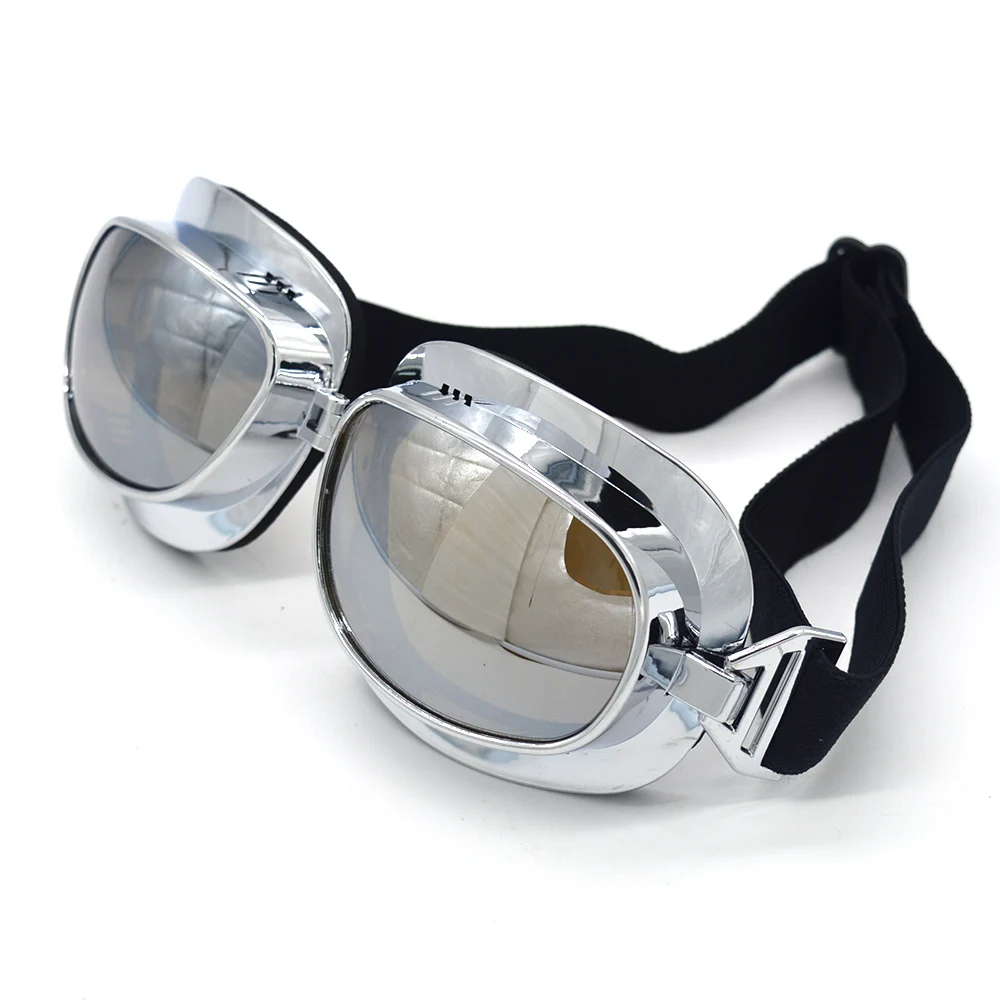 Hot sell Retro for Harley style moto goggles dust-proof steampunk goggles sport sunglasses outdoors used for motocross