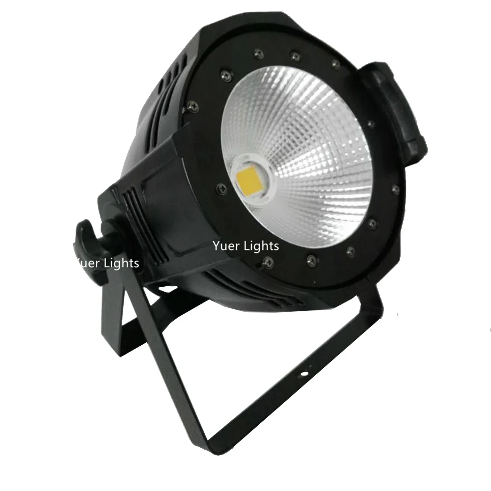 LED Par Light COB 200W Alta Potência Alumínio DJ DMX Led Beam Wash Strobe Efeito Stage Lighting Branco Frio/Branco Quente Opcional