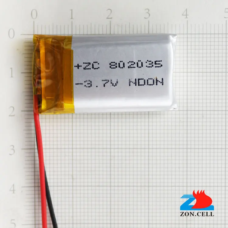 W rdzeniu 800mAh 802035 punktowy długopis czytający głośnik Bluetooth szkolny papier 3.7V polimerowa bateria 702035 akumulator litowo-jonowy