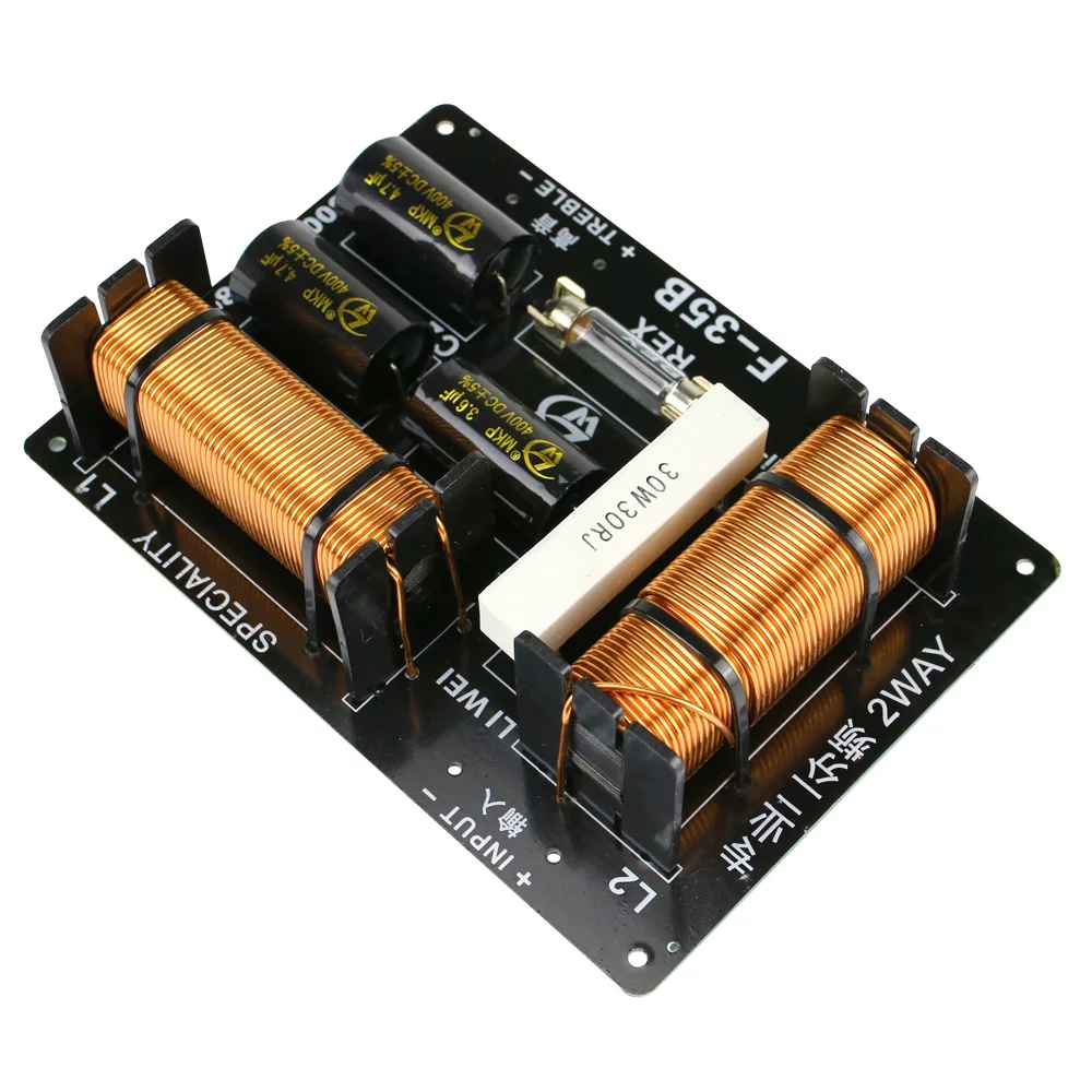 GHXAMP 680W 2 Way Crossover 1800Hz Treble Bass Speaker Crossover 4-8ohm For Professional Stage Speaker 12dB 1PC