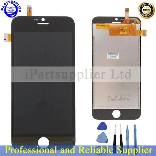 

100% Original New LCD Display+Touch Screen Digitizer Glass Panel Assembly For Blackview Ultra A6 Phone - Black and white