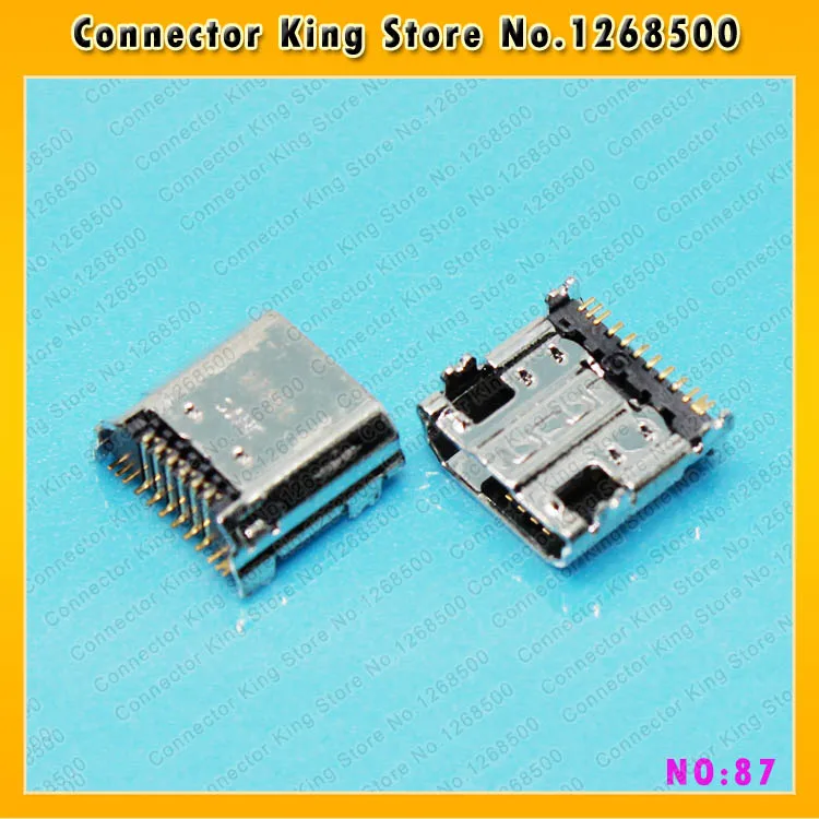 ChengHaoRan 30pcs/lot  new Micro USB connector for samsung Tab 3 7.0 inch SM-T210R I9200 I9205,P5200,P5210,T210,T211 T311,MC-087