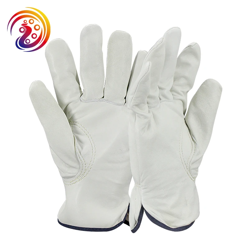 

OLSON DEEPAK Sheepskin Work Gloves Factory Driving Gardening Protective Cape Gloves HY019