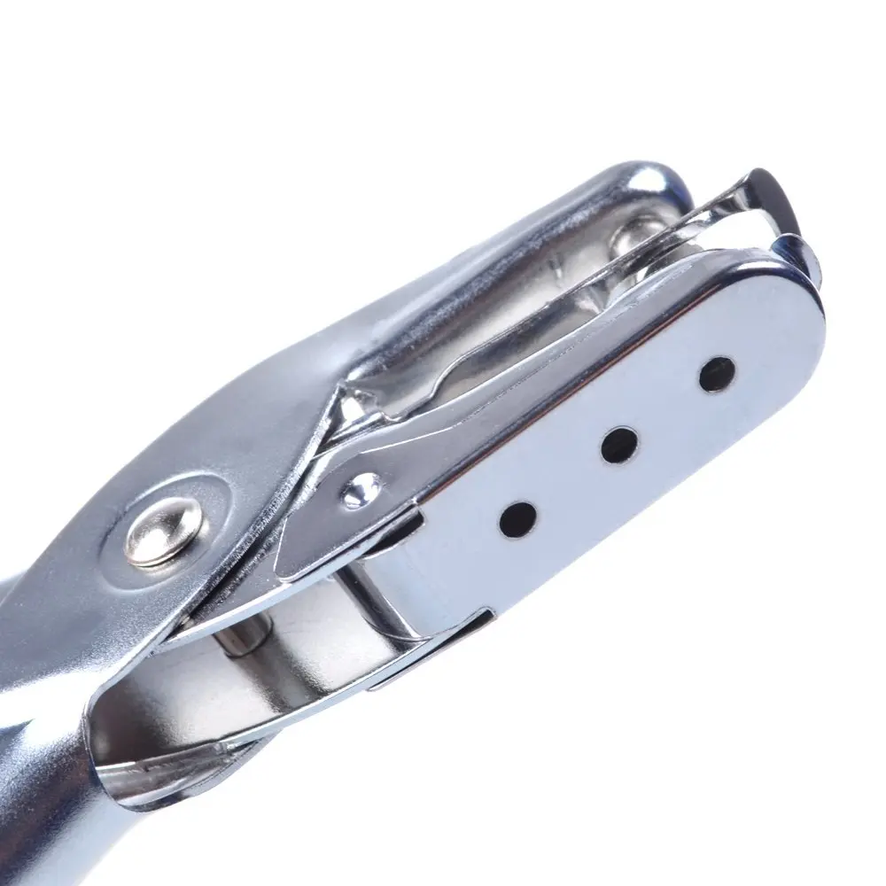 XRHYY Silver Color Handheld 1/4 Inch Cirlce Holes Punch