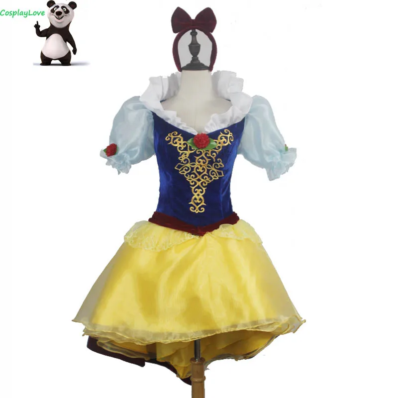 

CosplayLove Custom Made Adult Kid Snow White Princess Cosplay Costume Cute Short Dress For Halloween Christmas