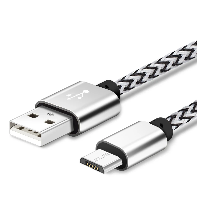 Kabel do ładowania danych Micro USB dla iPhone 8 7 6 S Samsung S6 S7 LG G3 G4 Moto E5 Plus Redmi 9A 10A uwaga 4 4X 5A przewód telefoniczny z