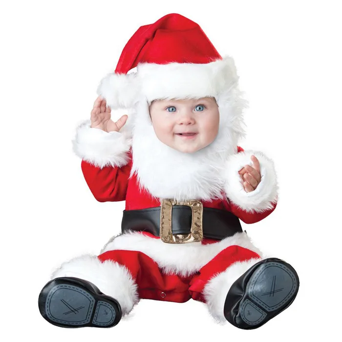

Winter Baby Boy Girls Animal Cosplay Rompers Carnival Halloween Party Costume Christmas Santa Claus Jumpsuits Infant Clothes