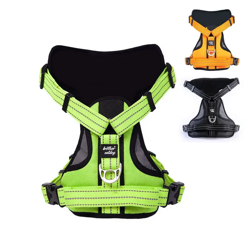 NEW Reflective Dog Harness Pet Dog Training Vest for Medium Large Dogs Adjustable Professional Harness Safety Vehicular Outdoors