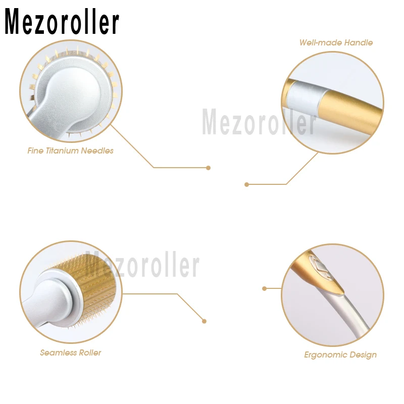 Micro-needling Derma roller ZGTS 192Needles Roller for Skin Care Body Treatment meso roller Mikronadel Micro agulha Mezoroller