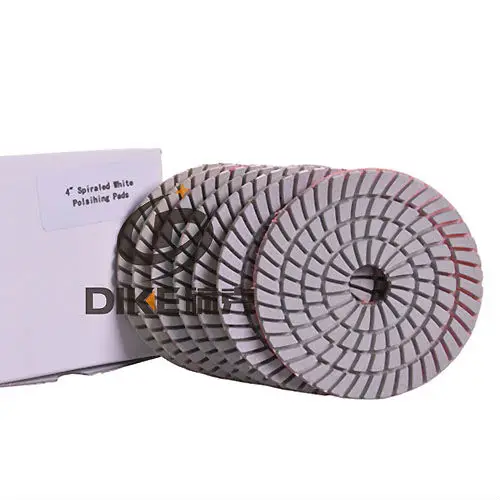 Blocos de polimento de granito molhado com 5 polegadas e 125mm de espessura para polimento molhado de pedra