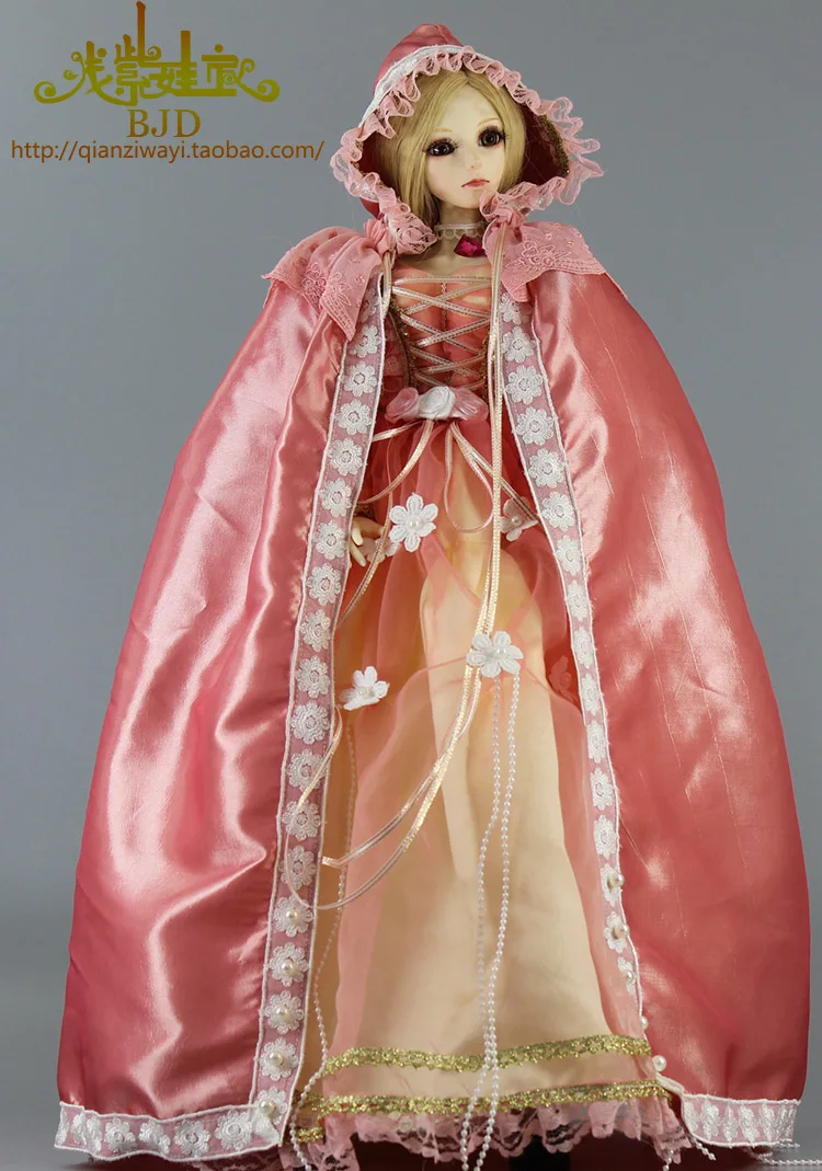 1/4 1/3 scale BJD dress+cloak set for SD clothing BJD doll accessories,Not included doll,shoes,wig,and other accessories 18D1565