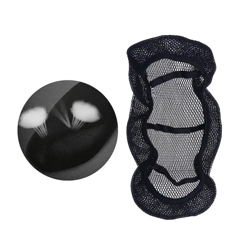 Motorcycle Waterproof Mesh Breathable Seat Cover M Black Mesh Net Scooter For Megelli Sport Supermoto Naked 125 250 R S Se M