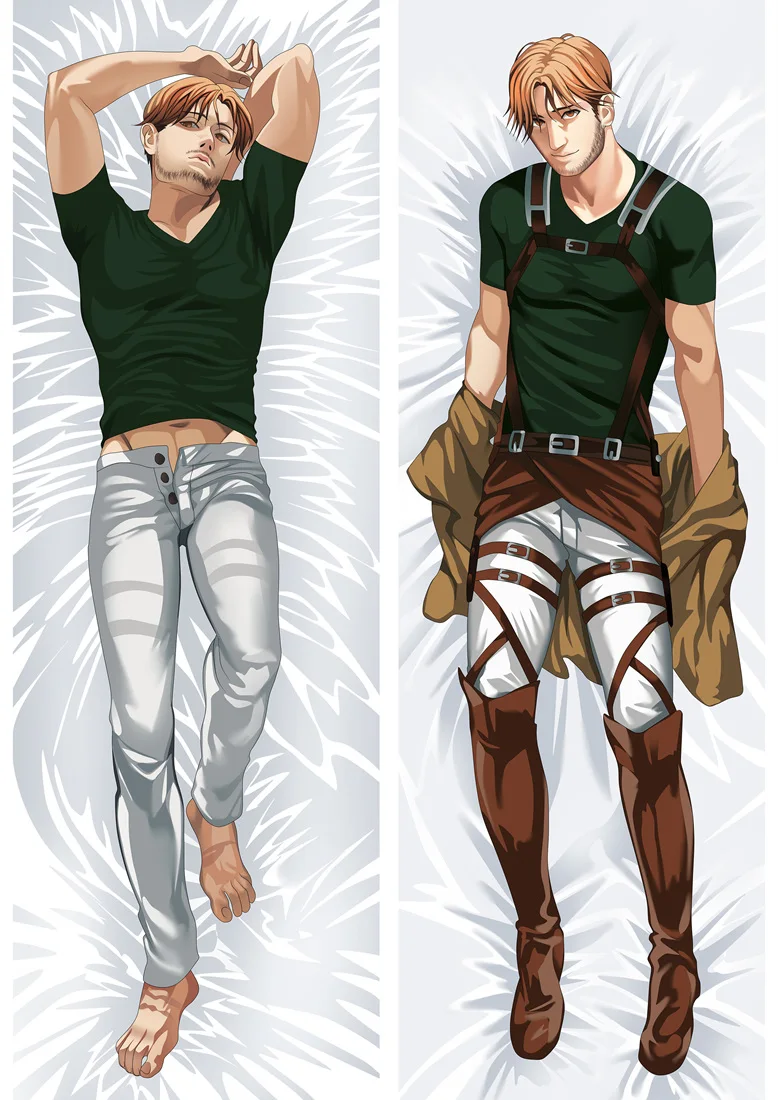 Anime Shingeki no Kyojin Attack on Titan Eren Jaeger Ackerman Levi Ymir Dakimakura pillow cover hugging body pillow case