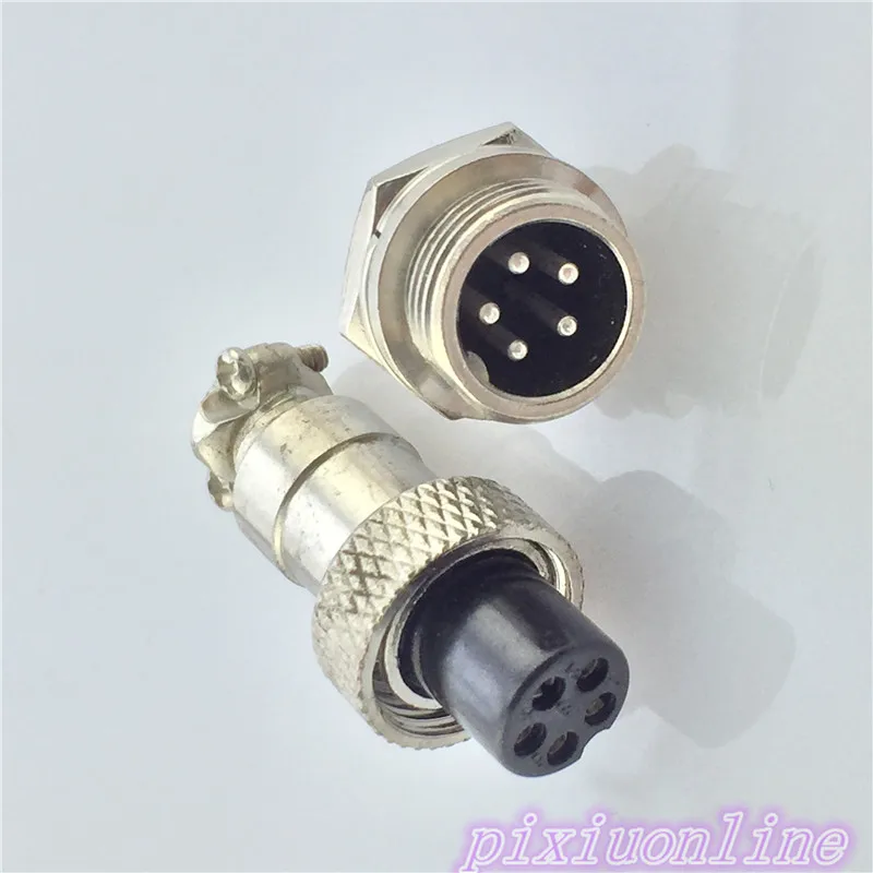 1pcs GX12 5 Pin Male & Female L91Y Circular Connector Socket Plug 12mm Wire Panel Connector Aviation Plug  High Quality On Sale