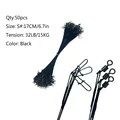50Pcs Black 17cm32lb