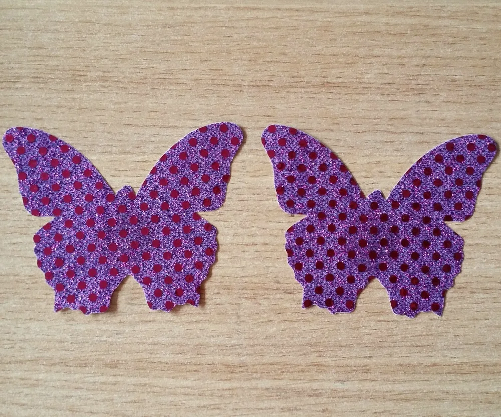 50 pairs (100Pcs) /lot Breast Petals Sexy Disposable Soft Silicone Nipple Cover butterfly breathable breast