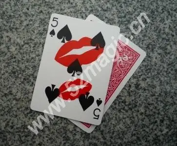 5 Pcs/Lot The Kiss Of Love - Card Magic Tricks,Accessories,Stage Magie Props,Close Up,Mentalism,Illusions,Magia Toys