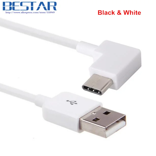 Kątowy kabel USB-C USB 3.1 Type-C do ładowania danych 0,2 m 1 m 2 m 3 m, kabel USB C typu C 20 cm 3 stopy 6 stóp 10 stóp 1 2 3 metry