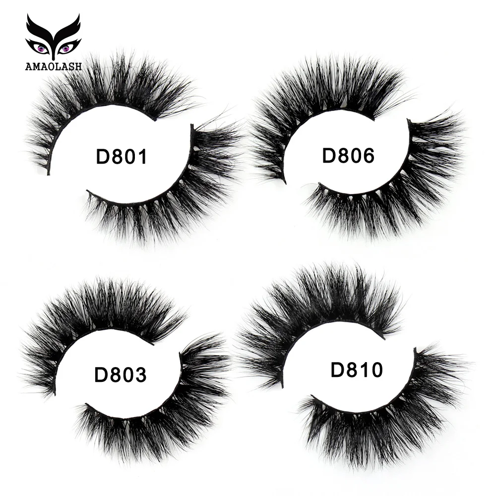 AMAOLASH Ciglia Finte 3D Visone Lashes Long Lasting Crudeltà Trasporto Ciglia di Visone Volume di Estensione Del Ciglio di Trucco Faux Cils