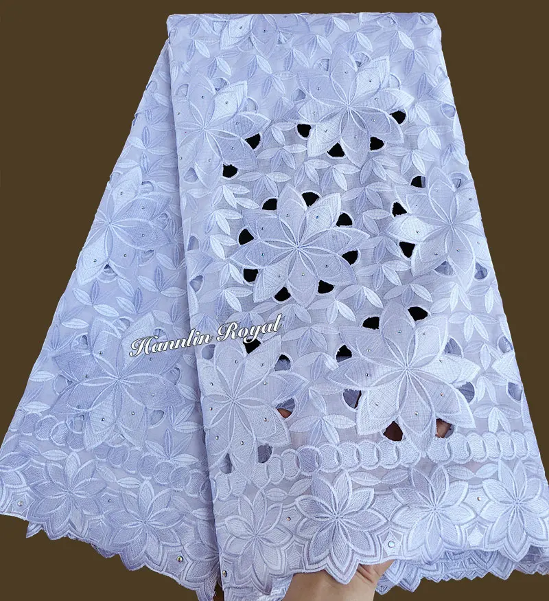 5 yards blue Swiss voile lace African lace fabric Allover Eyelet Holes High Quality 5 yards 6228