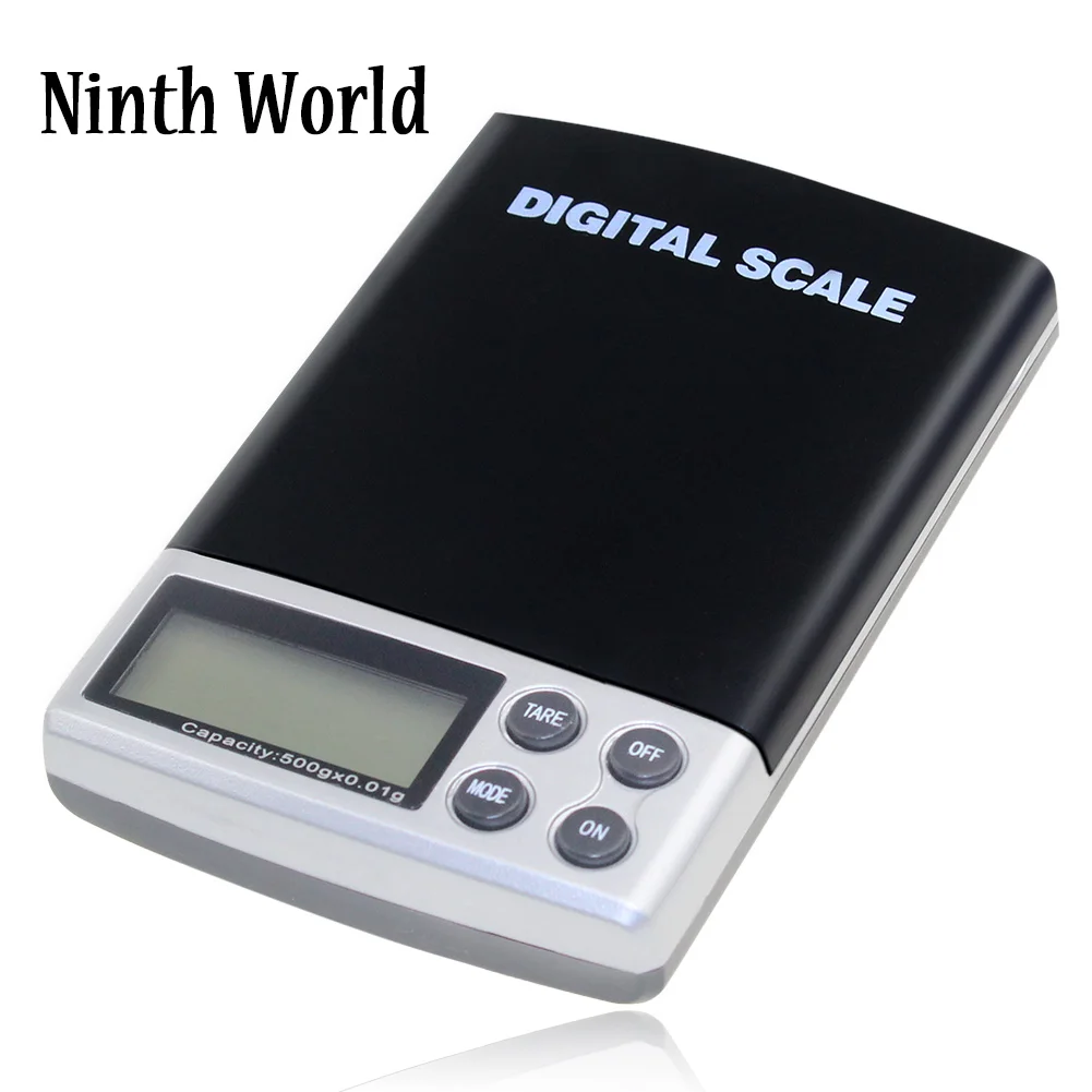 

500gx0.01g Pocket Electronic Digital Jewelry Scale Weighing Kitchen Scales Grams Balance LCD Display Individually packaged