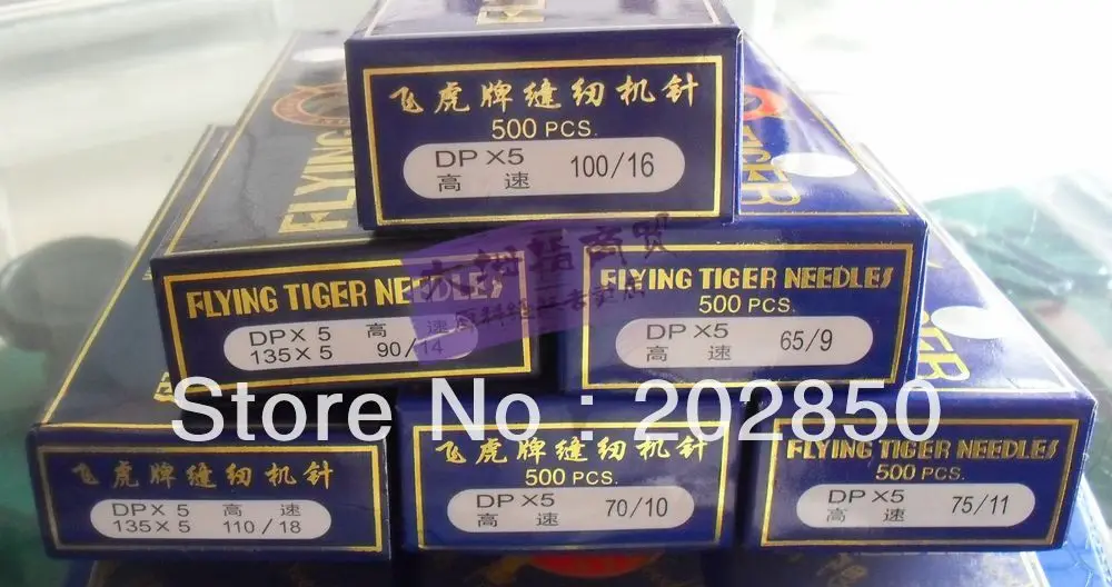 Flying Tiger Brand DPx5,110/18,Sewing Needles,500Pcs Needles/Lot,For Industrial Bartack& Button Hole Sewing Machines!