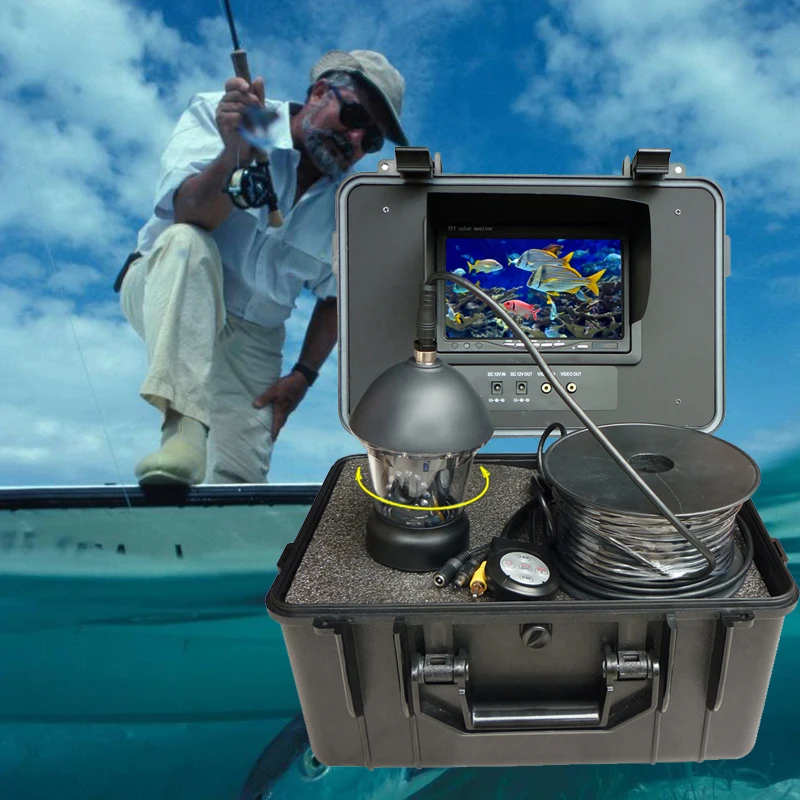 

Underwater fish camera fish monitor/fish finder, 7" color display, night vision, 20M cable 360 degree rotate