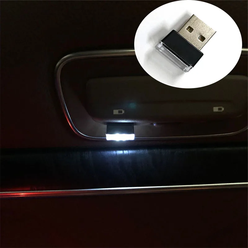 1pcs Car-Styling USB Atmosphere LED Light Case for Nissan Teana ALTIMA X-Trail Qashqai Livina Sylphy Tiida Sunny March Murano