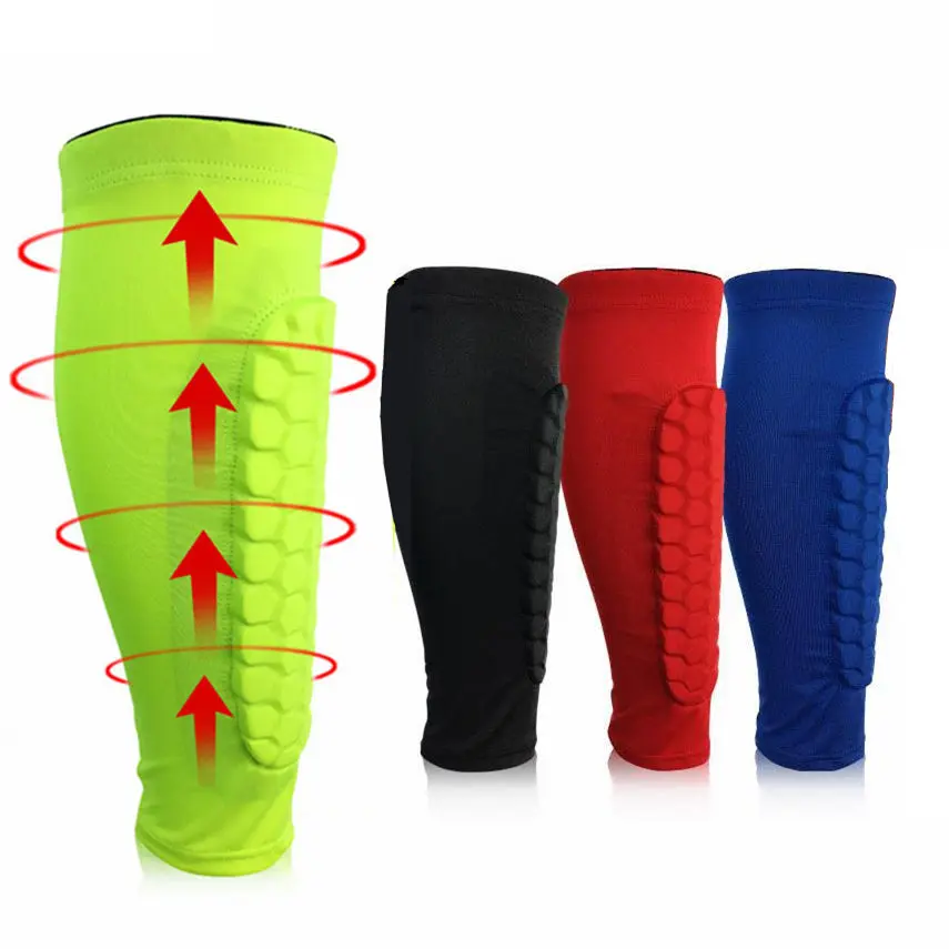 

Honeycomb Shin Guards Compression Leg Sleeves Gym Fitness Pads Calf Support Leg Warmer Football Running Sports Protection Guard