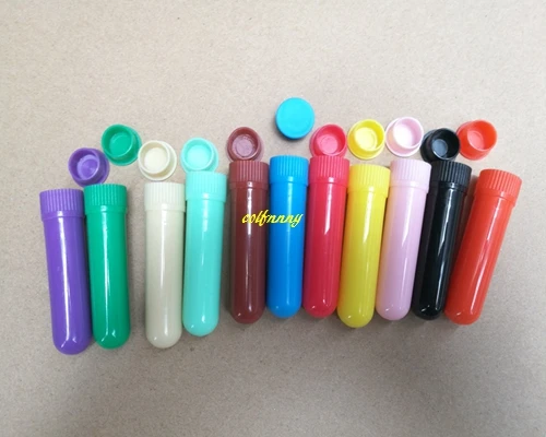 

1000sets/lot 12 colors Plastic Aromatherapy Inhalers, Essential Oil Nasal Inhaler with High Quality Cotton Wicks