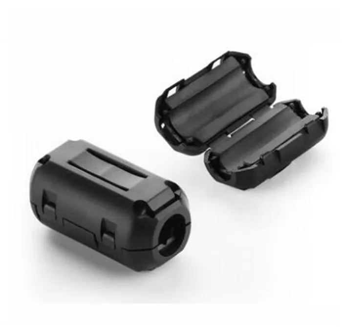 Anneau magnétique de filtrage anti-brouillage, 20 pièces, type de boucle, noyau magnétique, filtre de démagnétisation, couverture blindée